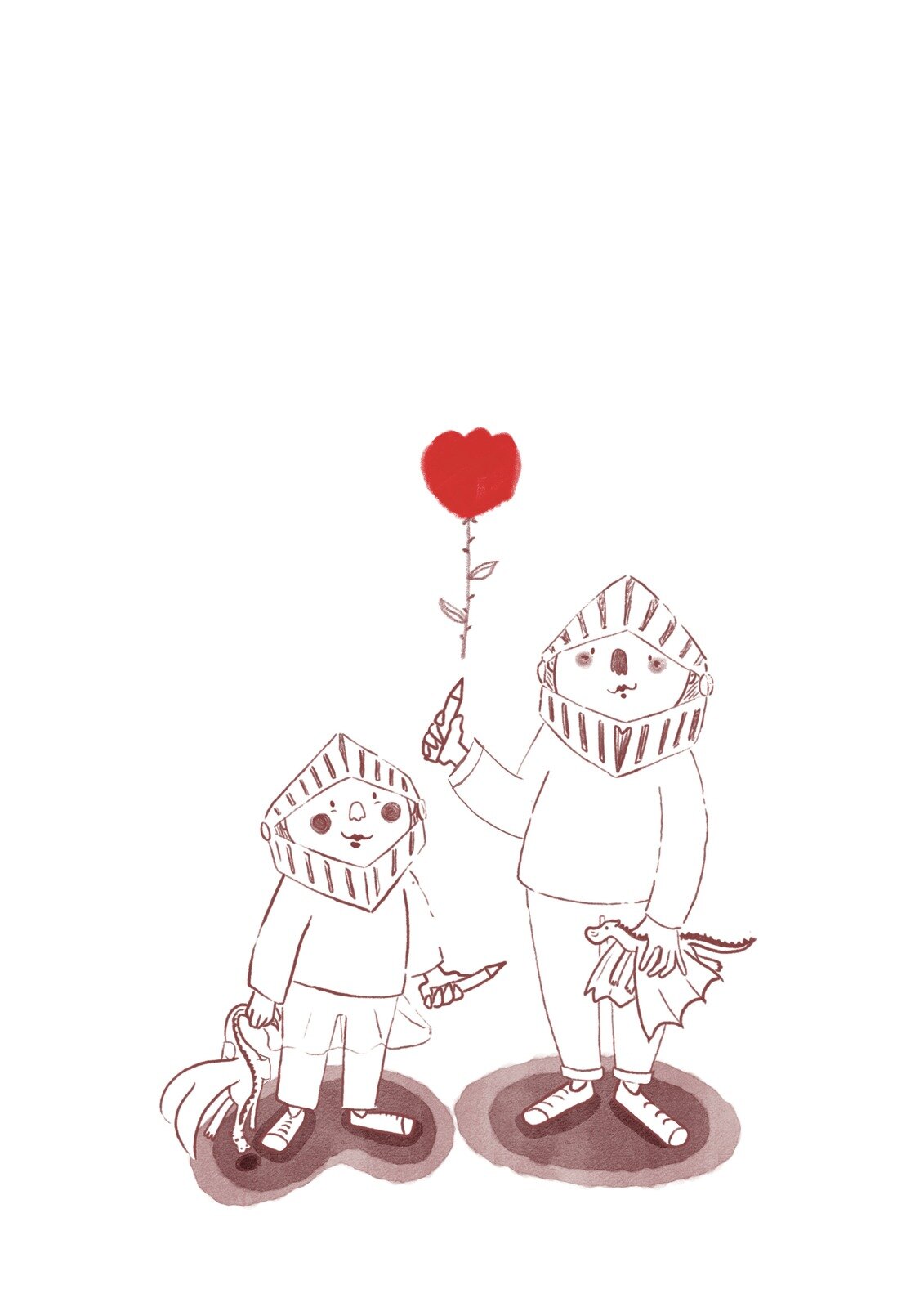 Sant Jordi, una rosa entre cavallers.